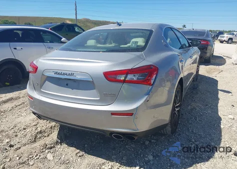 2017 Maserati Ghibli S from USA, damaged, VIN ZAM57RSA6H1217209